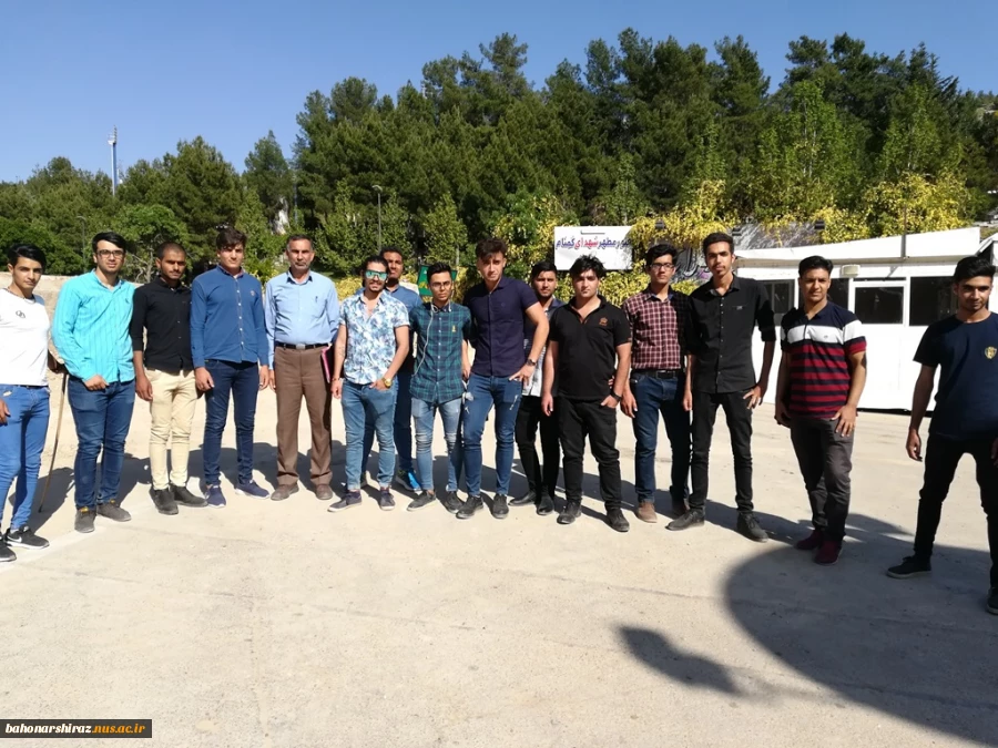 بازدید علمی دانشجویان دانشکده شهید باهنر شیراز از محل وقوع سیل شیراز  17