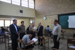 بازدید رئیس دانشگاه فنی و حرفه ای استان فارس از  حوزه امتحانی دانشکده شهید باهنر  2