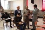 بازدید نماینده تام الاختیار سازمان سنجش در فارس از محل برگزاری آزمون کارشناسی ارشد در دانشکده فنی و حرفه ای شهید باهنر شیراز  5