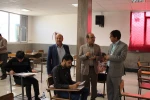 بازدید نماینده تام الاختیار سازمان سنجش در فارس از محل برگزاری آزمون کارشناسی ارشد در دانشکده فنی و حرفه ای شهید باهنر شیراز  6