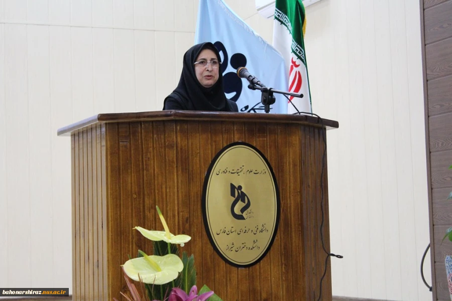 گزارش تصویری مراسم معارفه سرپرست دانشکده فنی دختران شیراز  6
