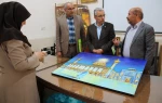 بازدید رئیس مرکز منطقه ای اطلاع رسانی علوم و فناوری از نمایشگاه صنایع دستی دانشکده فنی دختران شیراز 2