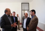 گزارش تصویری از بازدید مدیرکل طرح های عمرانی دانشگاه فنی و حرفه ای کشور از دانشکده فنی فیروزآباد  6