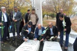 غباروبی قبور مطهر شهید سردار ولی نوری و شهید گمنام در دانشکده شهید باهنر شیراز  2