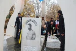 غباروبی قبور مطهر شهید سردار ولی نوری و شهید گمنام در دانشکده شهید باهنر شیراز  3