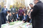 غباروبی قبور مطهر شهید سردار ولی نوری و شهید گمنام در دانشکده شهید باهنر شیراز  4