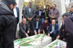 غباروبی قبور مطهر شهید سردار ولی نوری و شهید گمنام در دانشکده شهید باهنر شیراز  5