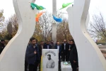 غباروبی قبور مطهر شهید سردار ولی نوری و شهید گمنام در دانشکده شهید باهنر شیراز  8