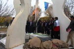 غباروبی قبور مطهر شهید سردار ولی نوری و شهید گمنام در دانشکده شهید باهنر شیراز  10