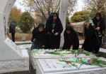 غباروبی قبور مطهر شهید سردار ولی نوری و شهید گمنام در دانشکده شهید باهنر شیراز  11