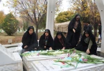 غباروبی قبور مطهر شهید سردار ولی نوری و شهید گمنام در دانشکده شهید باهنر شیراز  12