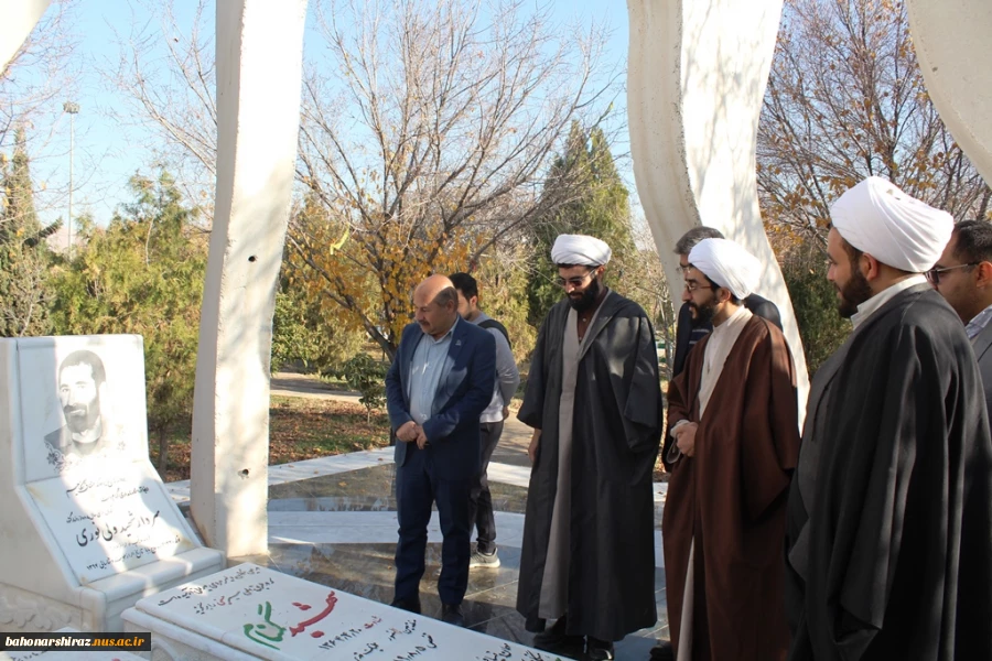 گزارش تصویری از بازدید مدیر حوزه های علمیه استان فارس از دانشکده شهید باهنر شیراز  6