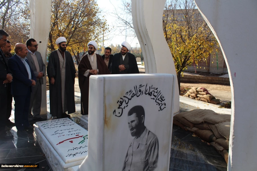 گزارش تصویری از بازدید مدیر حوزه های علمیه استان فارس از دانشکده شهید باهنر شیراز  7