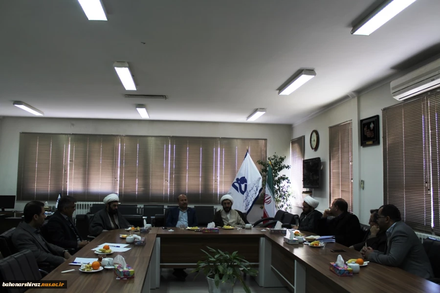 گزارش تصویری از بازدید مدیر حوزه های علمیه استان فارس از دانشکده شهید باهنر شیراز  13