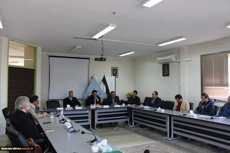 جلسه هماهنگی برگزاری همایش "کنترل کیفیت بتن در پروژه های عمرانی" در دانشکده شهید باهنر شیراز برگزار شد 2
