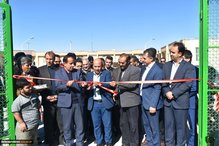 گزارش تصویری/ افتتاح زمین چمن مصنوعی دانشکده فنی و حرفه ای شهرستان آباده  6
