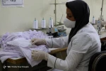 گزارش تصویری از تولید ماسک در دانشکده فنی دختران شیراز  15