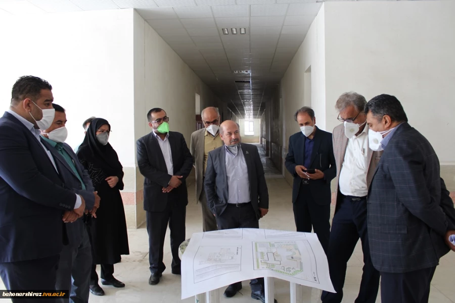 گزارش تصویری از بازدید معاون هماهنگی امورعمرانی استانداری فارس  از دانشکده های فنی و حرفه ای  الزهرا(س) و شهید باهنر شیراز 7