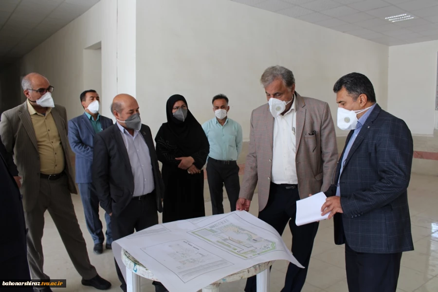 گزارش تصویری از بازدید معاون هماهنگی امورعمرانی استانداری فارس  از دانشکده های فنی و حرفه ای  الزهرا(س) و شهید باهنر شیراز 8