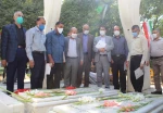 مراسم غباروبی قبور مطهر شهید سردار ولی نوری و شهید گمنام در دانشکده فنی شهید باهنر شیراز به روایت تصویر  4