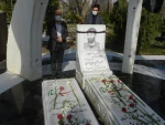 غباروبی قبور مطهر شهید سردار ولی نوری و شهید گمنام در دانشکده شهید باهنر شیراز 5