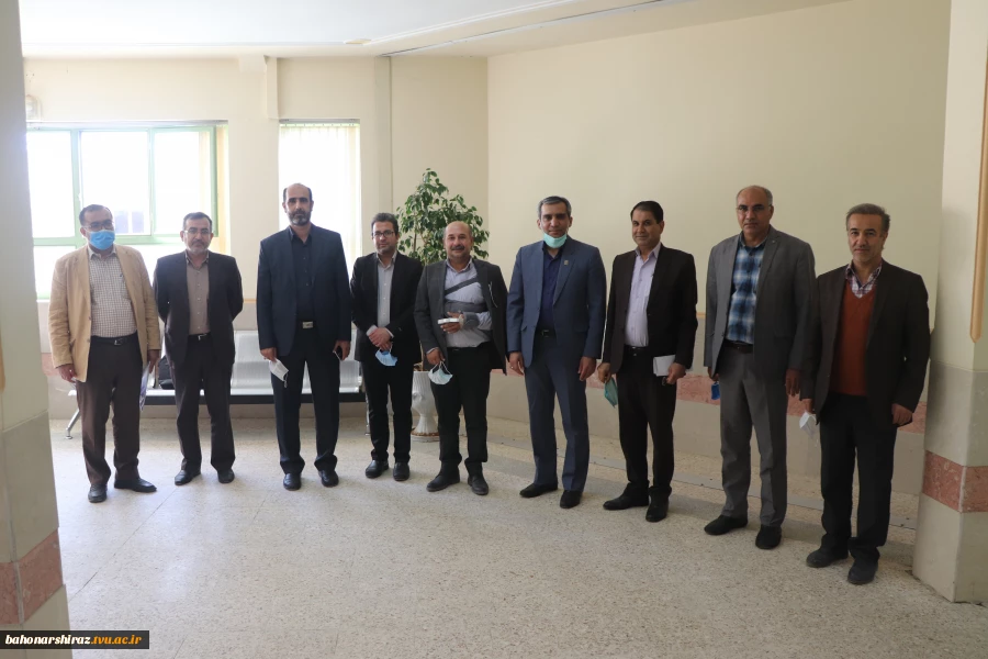 بازدید هیات نظارت، ارزیابی و تضمین کیفیت علوم، تحقیقات و فناوری استان فارس 
از دانشگاه فنی حرفه ای فارس
 2