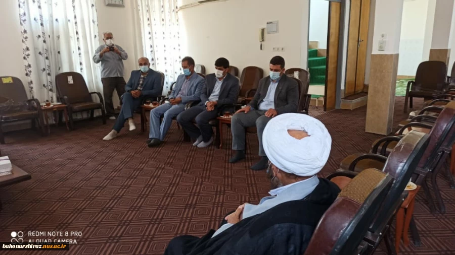 دیدار مدیر کل فرهنگی دانشگاه فنی وحرفه ای با امام جمعه شهرستان داراب 2
