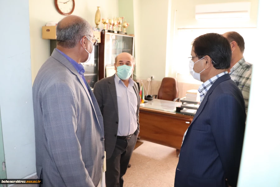 گزارش تصویری از بازدید دکتر جامعی از حوزه معاونت دانشجویی و فرهنگی دانشگاه فنی‌وحرفه‌ای استان فارس 2