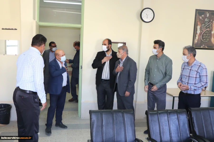 گزارش تصویری ازحضور و تبریک سال نو رئیس دانشگاه فنی و حرفه ای استان فارس   5