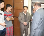 بازدید سرزده رئیس دانشگاه فنی و حرفه‌ای استان فارس  از خوابگاه و سلف سرویس  دانشجویی شهید باهنر شیراز و گفت‌وگوی صمیمانه با دانشجویان 6