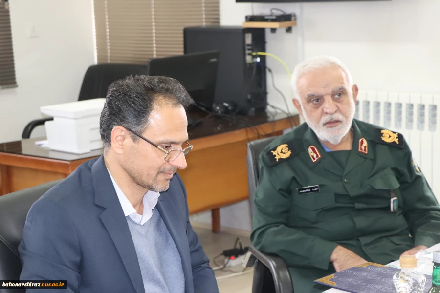 انعقاد تفاهم‌نامه بین دانشگاه فنی و حرفه‌ای استان فارس و اداره کل حفظ آثار و نشر ارزش های  دفاع مقدس  3