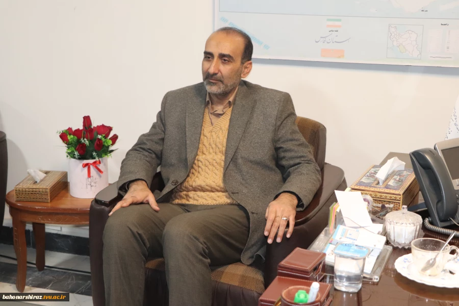 دیدار مدیرکل دفتر مرکزی حراست دانشگاه فنی و حرفه‌ای با معاون سیاسی، امنیتی و اجتماعی استانداری فارس 3