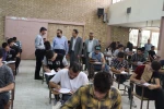 بازدید دکتر ترک زاده  و هیئت همراه از روند برگزاری امتحانات پایان ترم از دانشکده فنی و حرفه‌ای شهید باهنر شیراز  2