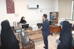 آموزشکده فنی و حرفه ای دختران کازرون میزبان رئیس دانشگاه فنی و حرفه ای استان فارس  4