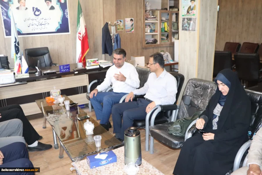 سفر دکتر ترک زاده رئیس دانشگاه فنی و حرفه ای فارس به شهرستان ممسنی  5