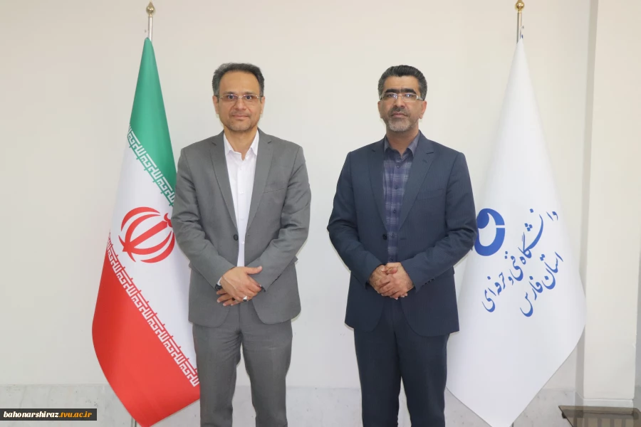 بازدید سرپرست معاونت سیاسی، امنیتی و اجتماعی استاندار فارس از دانشگاه فنی و حرفه ای استان فارس  2