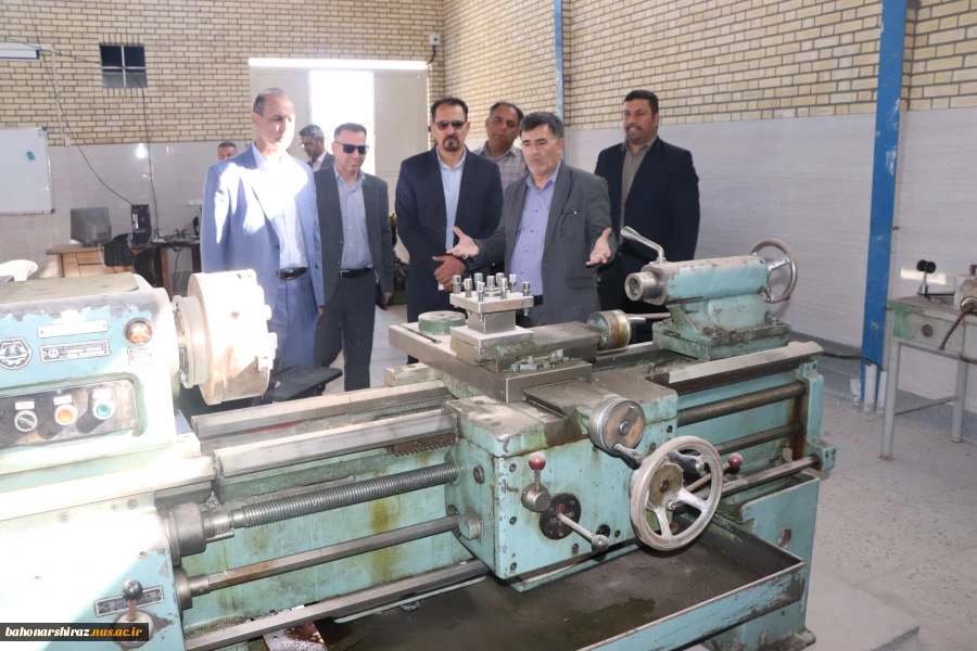 اولین سفر سرپرست دانشگاه ملی مهارت واحد استان فارس به شهرستان فسا 4