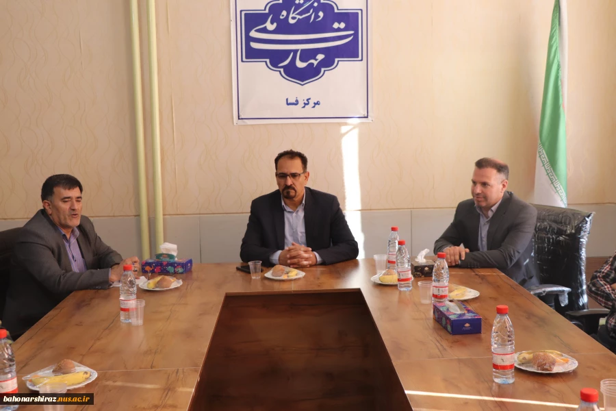 اولین سفر سرپرست دانشگاه ملی مهارت واحد استان فارس به شهرستان فسا 7