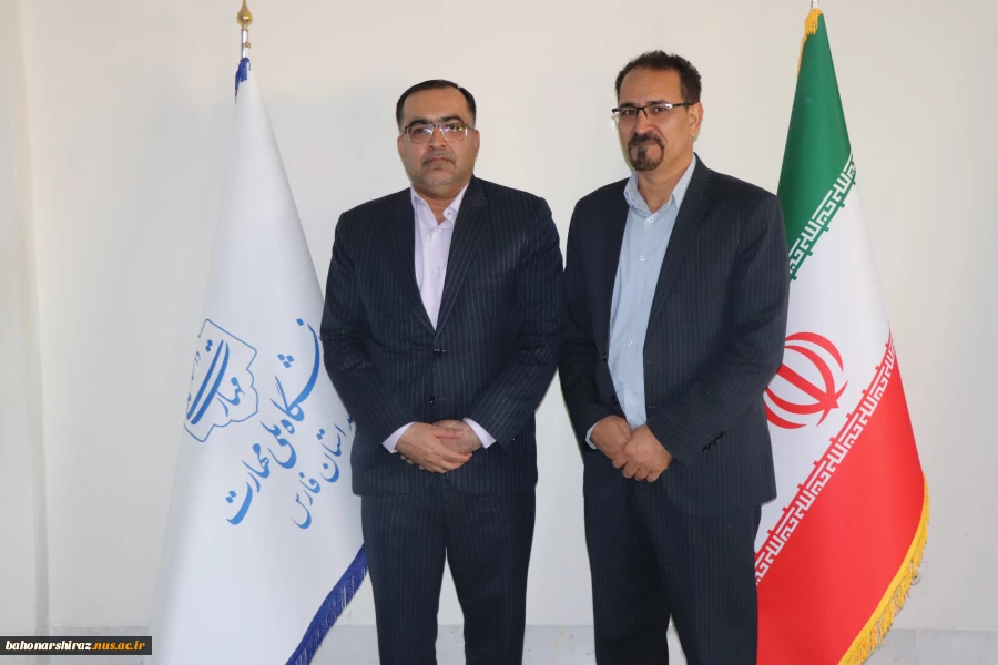 دیدار صمیمی سرپرست دانشگاه ملی مهارت واحد استان فارس با مدیر کل امور اقتصادی استانداری فارس  2