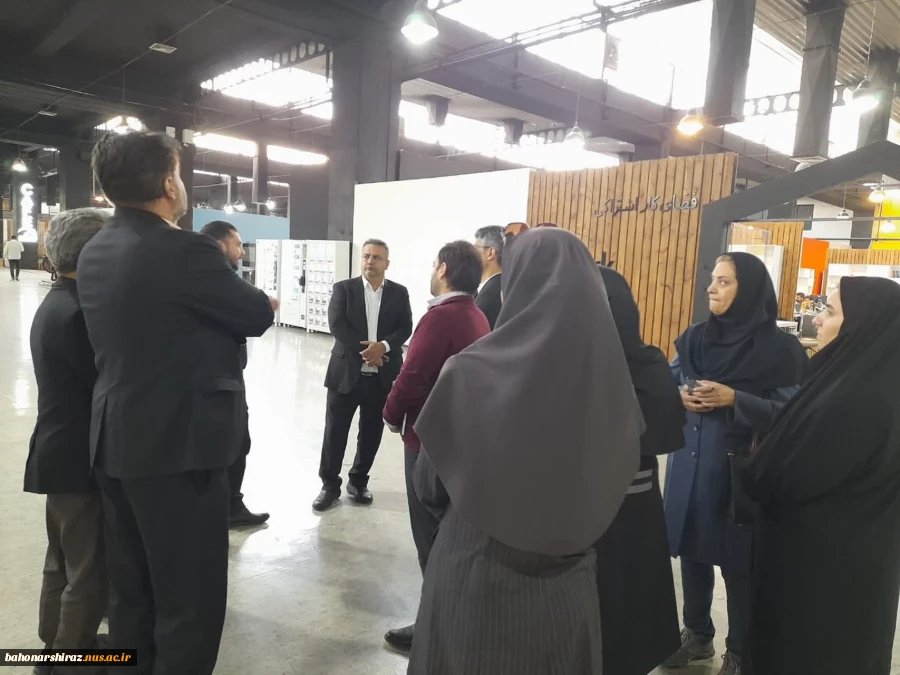بازدید علمی اساتید و اعضای هیئت علمی و کارکنان دانشگاه ملی مهارت استان فارس در راستای تعامل میان صنعت و دانشگاه و به مناسبت بزرگداشت هفته جهانی کارآفرینی  4