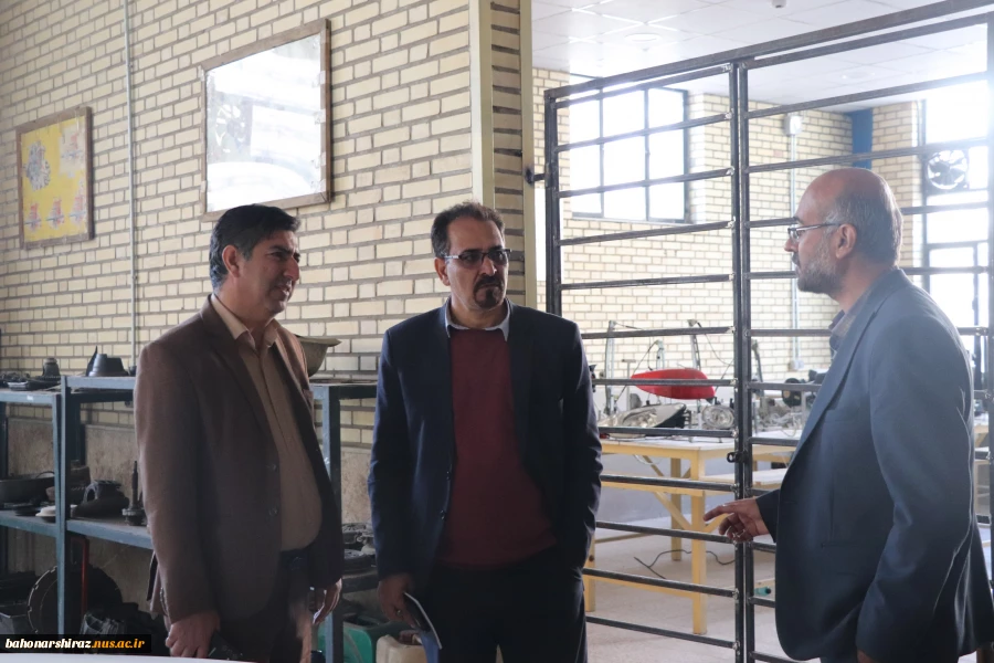 بازدید رئیس دانشگاه ملی مهارت استان فارس از دانشکده ملی مهارت  شهید رجایی شیراز 9