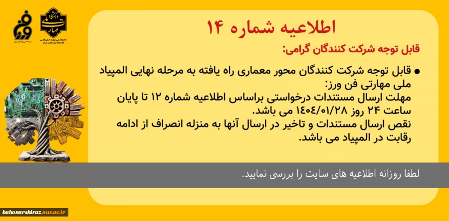 راه یافتگان به مرحله نهایی مسابقه معماری 2