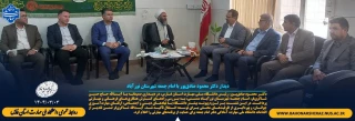 دیدار دکتر محمود صادق‌پور با امام جمعه شهرستان نورآباد