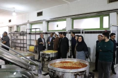 حضور هیأت‌رئیسه دانشگاه ملی مهارت استان فارس در جمع دانشجویان و بازدید از سلف دانشکده شهید باهنر شیراز 4