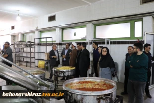 حضور هیأت‌رئیسه دانشگاه ملی مهارت استان فارس در جمع دانشجویان و بازدید از سلف دانشکده شهید باهنر شیراز 4