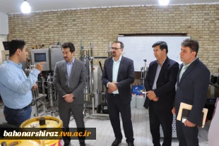 دیدار رئیس پارک علم و فناوری فارس با رئیس دانشگاه ملی مهارت و بازدید از مرکز رشد 3