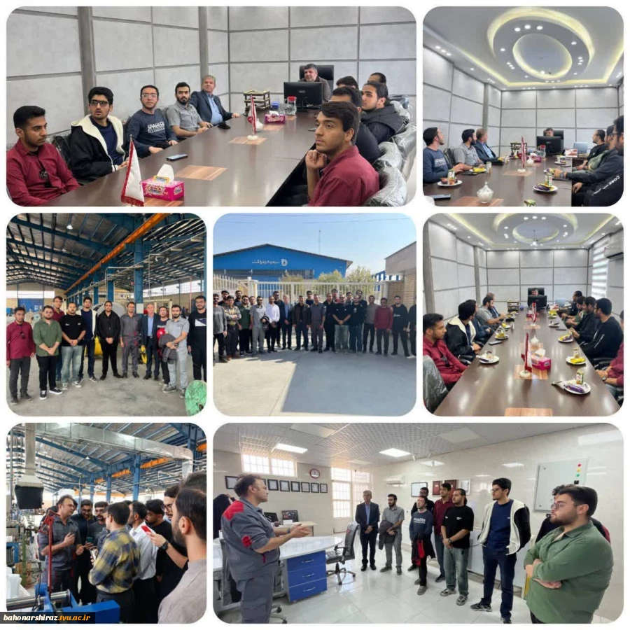 بازدید علمی از کارخانه سیم و کابل دراک شیراز

