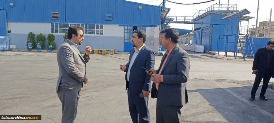 بازدید معاون پژوهشی دانشگاه ملی مهارت استان فارس از کارخانه شیراز دینا ؛ سرآغاز فصلی نوین در توسعه همکاری‌های علمی و مهارتی 4