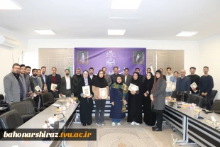 تجلیل از پژوهشگران برتر دانشگاه ملی مهارت فارس با حضور مدیرکل پژوهشی دانشگاه ملی مهارت کشور 3