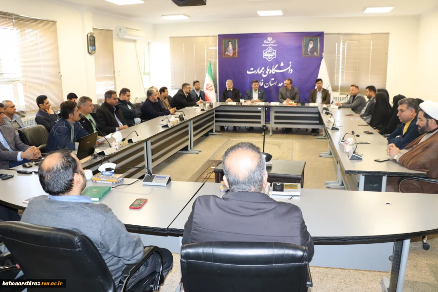 تکریم و معارفه معاون اداری مالی دانشگاه ملی مهارت فارس 4